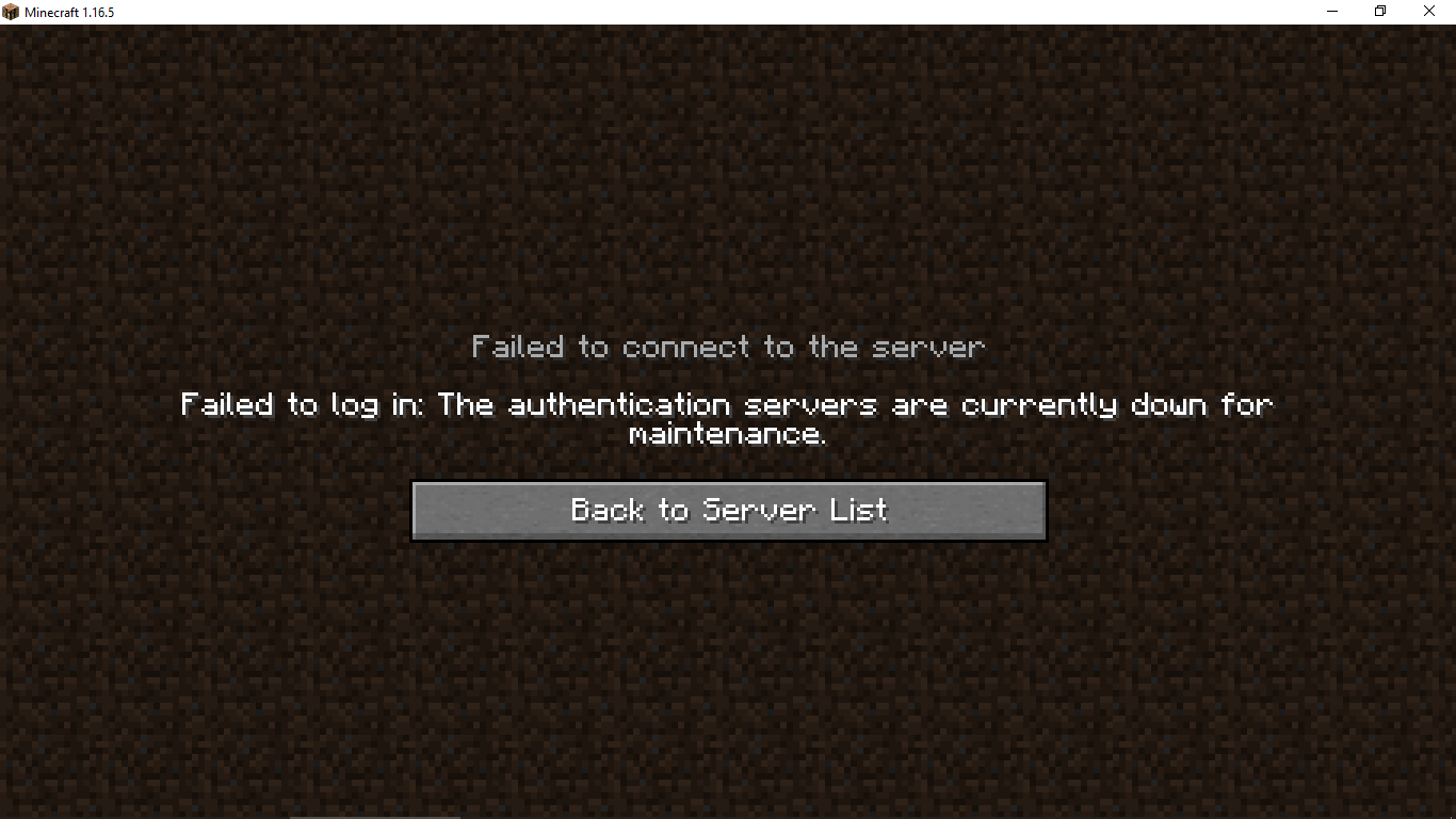 Not authenticated with minecraft net что делать